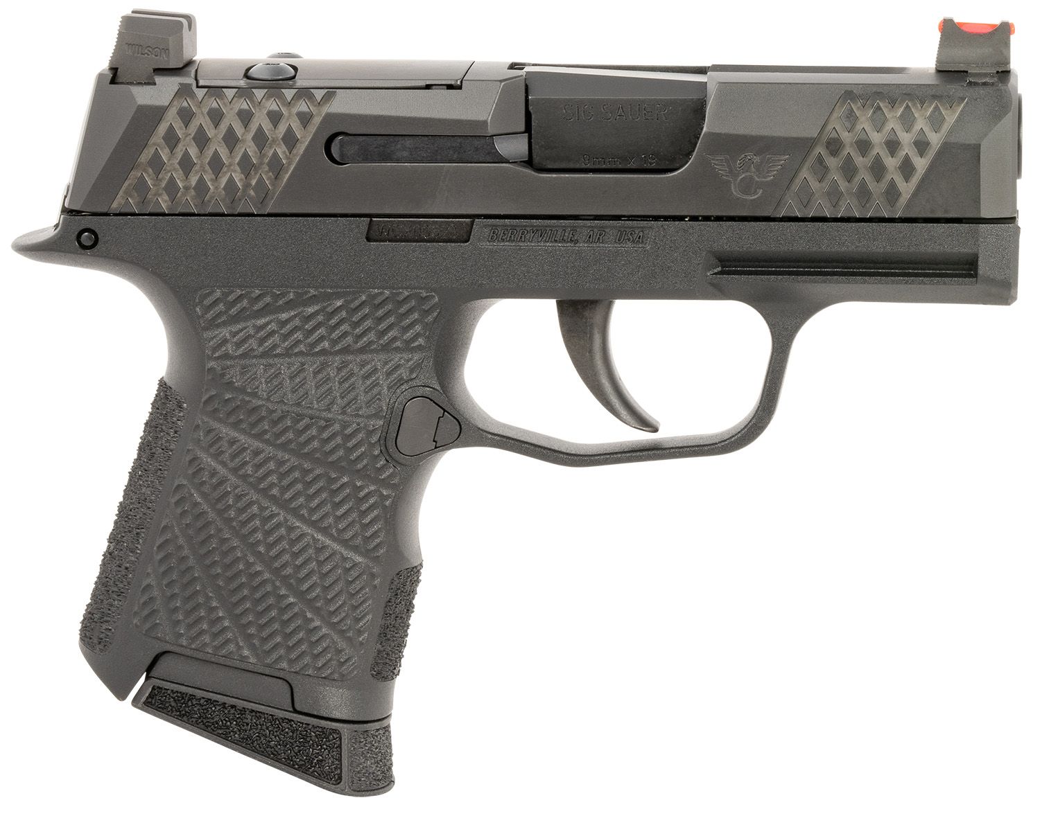 Handguns Wilson Combat 3.10" 9mm WILS SIG-WCP365-9B-SR   P365 9MM BLACK  RMSC  CUT • Model: 3.10"